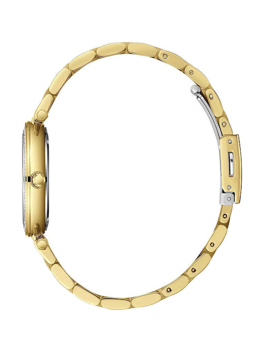 Lee Cooper Crystals Women's Watch with Gold Metal Bracelet