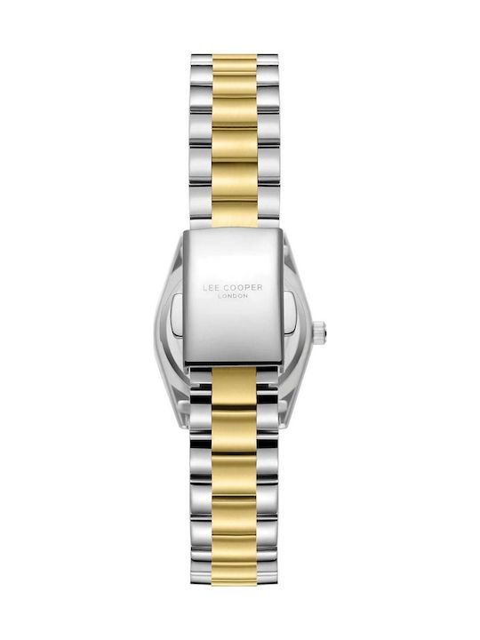 Lee Cooper Crystals Women's Watch with Silver Metal Bracelet