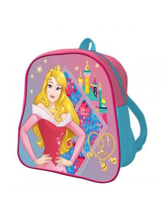 Group Operation Disney Princess 3D Σχολική Τσάντα Πλάτης Νηπιαγωγείου Ροζ