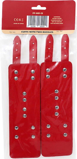 Handschellen in Rot Farbe
