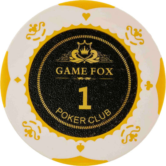 Set of 500 Poker Chips Gamefox 14g Luxury Wooden Box