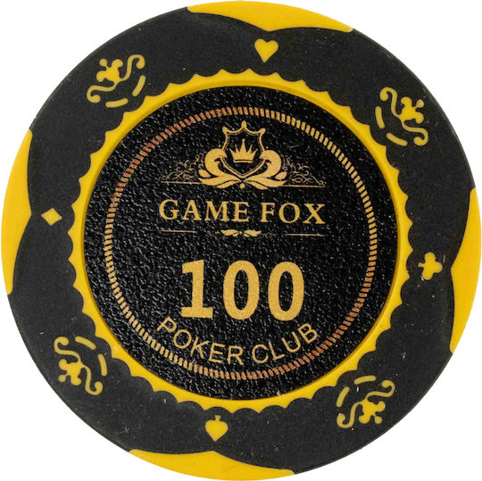 Set of 500 Poker Chips Gamefox 14g Luxury Wooden Box