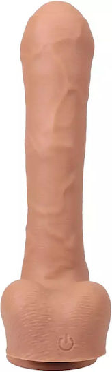 Doc Johnson Uncut Dildo Realistisches Dildo mit Hoden Fleisch