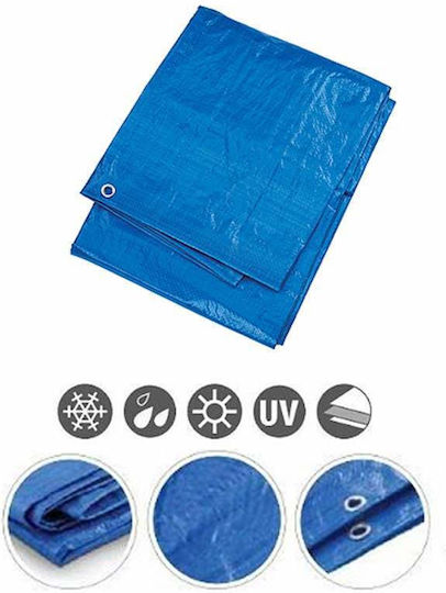 Wasserdicht Plane 5x4m. Blau