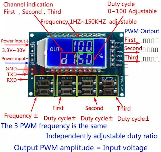 Xy-lpwm3 1Hz-150kHz Signalgenerator