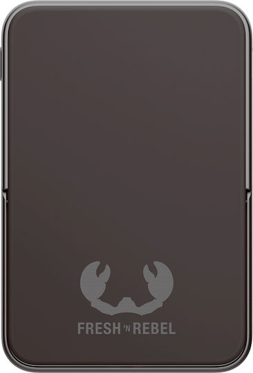 Fresh 'n Rebel Magnetic MagSafe Power Bank 5000mAh με Θύρα USB-C Storm Grey