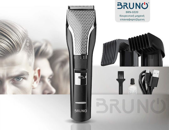 Bruno Rechargeable Hair Clipper Black BRN-0220