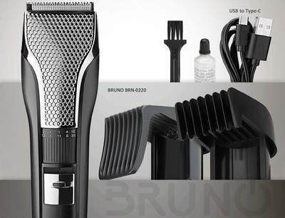 Bruno Rechargeable Hair Clipper Black BRN-0220