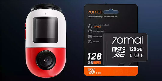 70Mai Omni X800 4K & 128GB Memory Card Set Autokamera DVR 4K & Rückfahrkamera