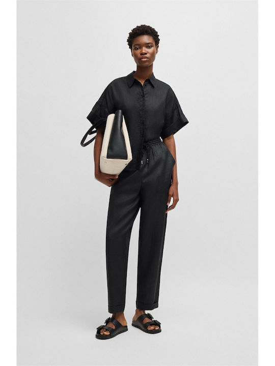 Women's Short Sleeve Shirt Black