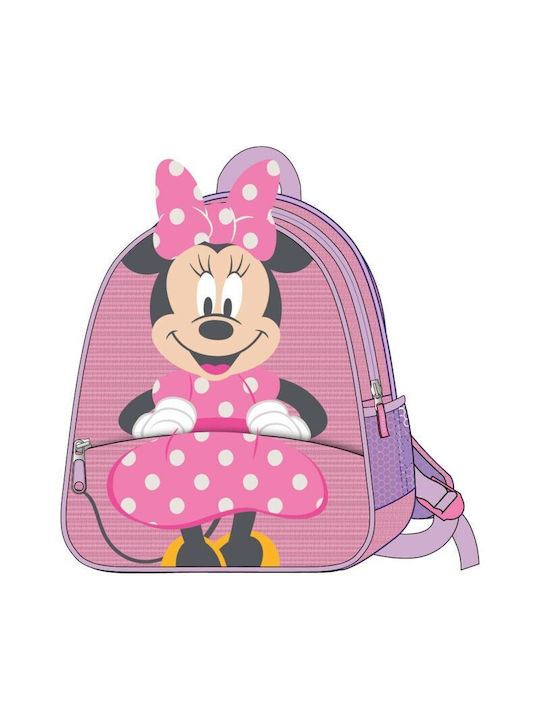 Ghiozdan Scoala Minnie Mouse Roz 26 X 3 X 32 Cm