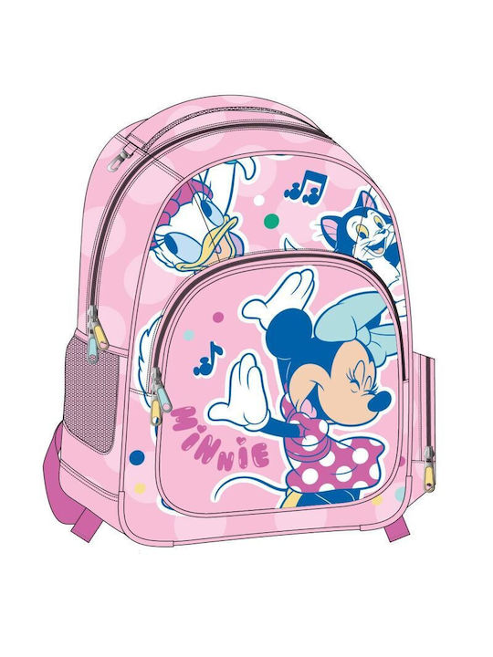 Σχολική Τσάντα Minnie Mouse Ροζ 34 X 5,5 X 44 Cm