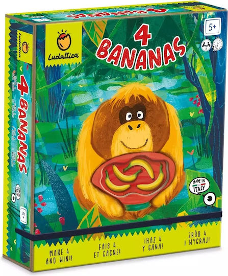 Настолна игра 4 Bananas за 2 играчи 5+ години Ludattica
