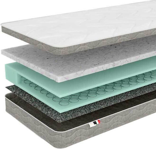 Como felt & wadding producers Comfort Saltea Ortopedică Dublă 140x190x22cm cu Arcuri