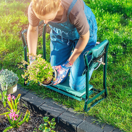 Kadax Folding Garden Kneeler Stool Chair 2 In 1 Bench Garden