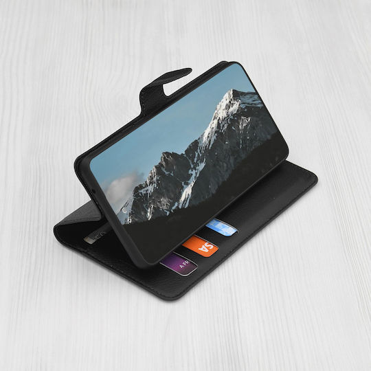 Techsuit Folio Wallet Piele / Silicon Negru (Nothing Phone (3a))
