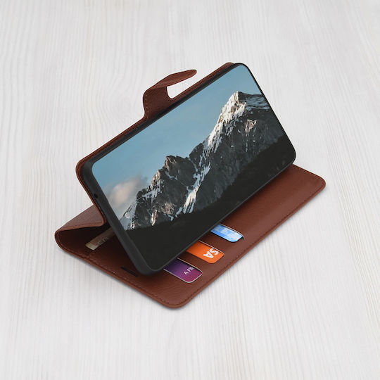 Techsuit Folio Wallet Piele / Silicon Maro (Nothing Phone (3a) Pro)