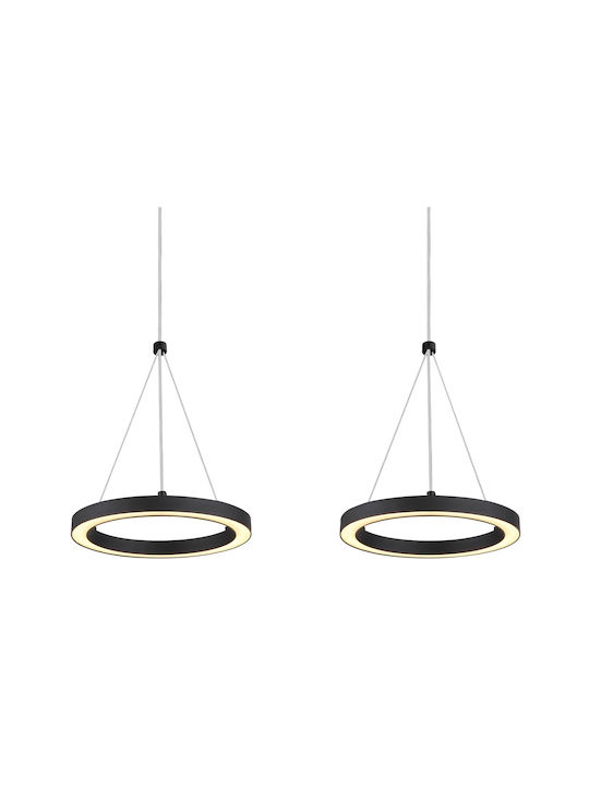 Globo Lighting Κρεμαστό Φωτιστικό Μαύρο