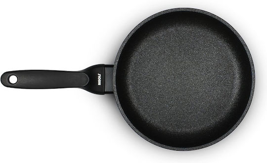 Risoli Blackplus Pan made of Cast Aluminum with Stone Coating Black 28cm