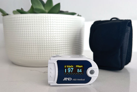 A&D Professionelles Oximeter Fingerspitze Für Kinder Weiß