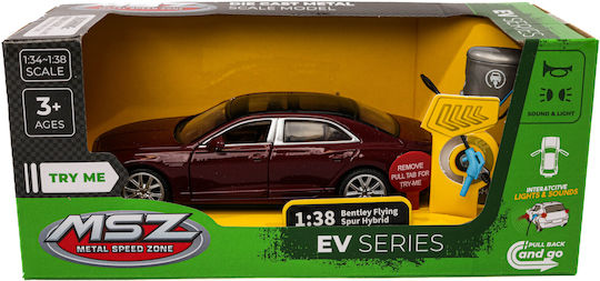 Bentley Flying Spur Hybrid Toy Car 1:38 Red