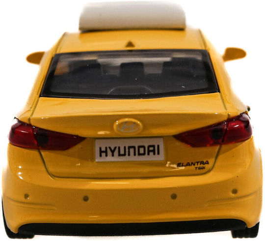 Msz Toy Car Elantra Taxi Scale 1:40 Yellow