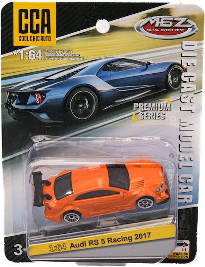 Audi Rs 5 Racing 2017 Toy Car Msz 1:64 Orange