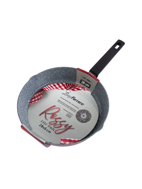 Luigi Ferrero Rossy Aluminum Pan with Stone Interior Coating 28cm