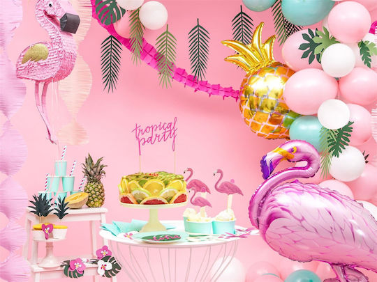 Luftballon Folie Jumbo Rosa Flamingo 121cm