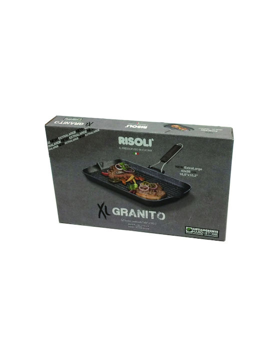 Risoli Grill made of Cast Aluminum with Non-Stick Coating
