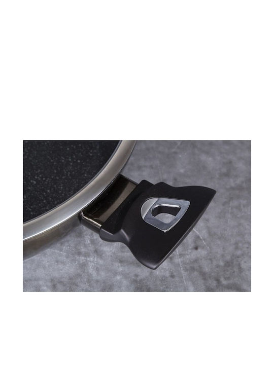 Berlinger Haus Metallic Line Saute Pan from Aluminum with Lid with Stone Coating 30cm