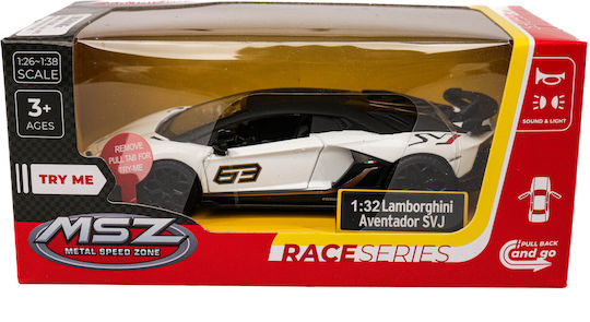 Mașinuță de jucărie Lamborghini Aventador Svj Msz 1:32 Albă