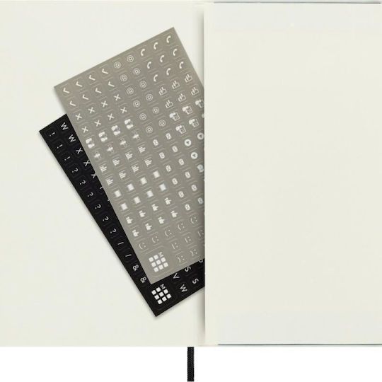 Moleskine Notebook Σημειωματάριο Bullet 192 Φύλλων με Λευκές Σελίδες Μαύρο