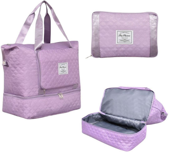 Reisetasche Rosa Stoff L40xB21xH33cm