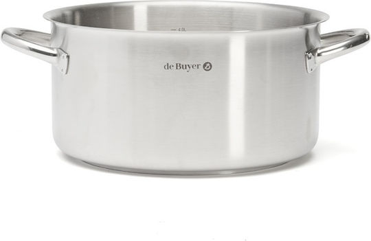 De Buyer Prim Appety Βαθιά Ανοξείδωτη Κατσαρόλα 5.4lt / 24cm