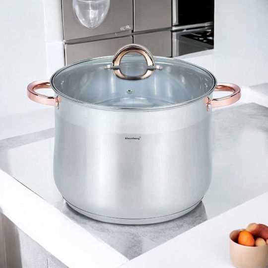 Klausberg Βαθιά Ανοξείδωτη Κατσαρόλα 7lt / 22cm