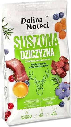 Dolina Noteci Premium 9kg Trockenfutter ohne Gluten für erwachsene Hunde mit Hirsche