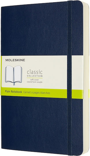 Moleskine Classic Collection Σημειωματάριο Bullet 400 Φύλλων με Λευκές Σελίδες με Σκληρό Εξώφυλλο και Λάστιχο Μπλε