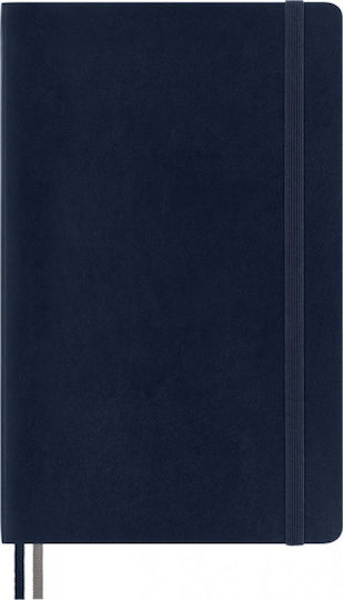 Moleskine Classic Collection Σημειωματάριο Bullet 400 Φύλλων με Λευκές Σελίδες με Σκληρό Εξώφυλλο και Λάστιχο Μπλε