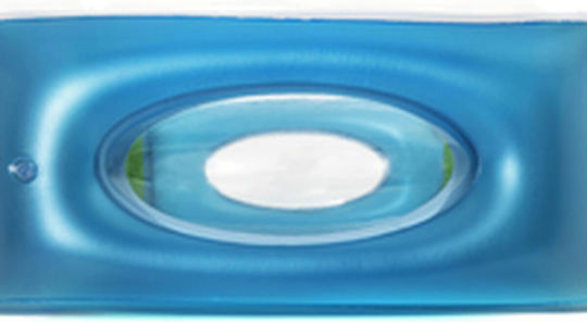 Bestway Children's Square Swimming Pool 565L Inflatable 168x168x56cm Green