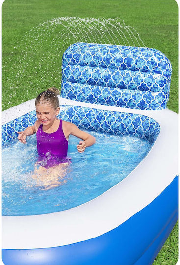 Bestway PVC Swimming Pool 702L Inflatable 229x152x152cm Blue