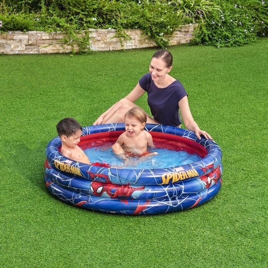 Bestway Children's Round Swimming Pool 200L Inflatable 122x30cm Blue