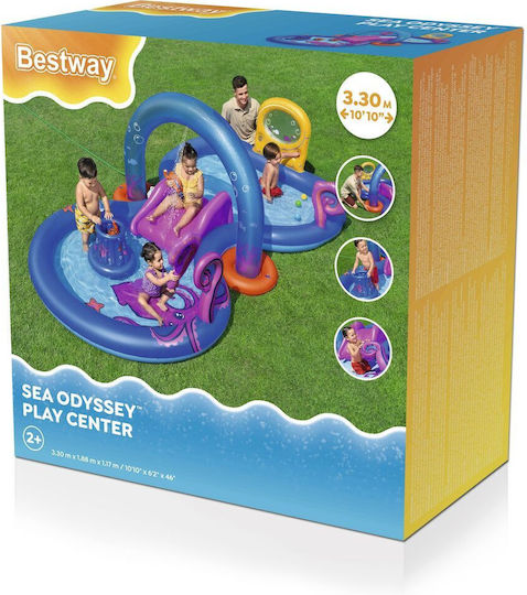 Bestway Piscină Pentru Copii PVC 275lt Gonflabilă 330x188x117cm Albastră