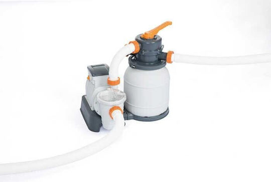 Bestway Басейн PVC 3.785л с Метална Рамка 549x274x122см Сив