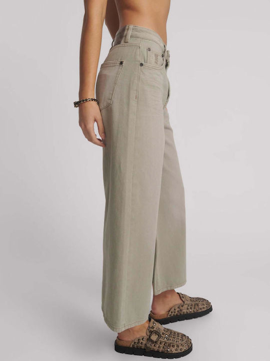 Waist Damenjeans Gray