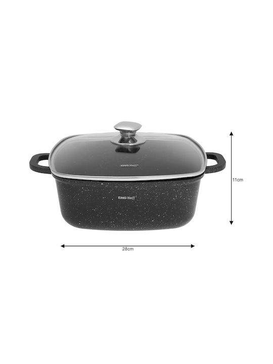 KING Hoff Βαθιά Κατσαρόλα από Αλουμίνιο 6.5lt / 28cm