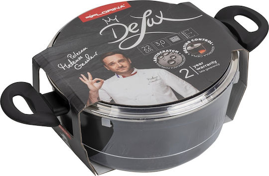 Florina Delux Oală Joasă Din Aluminiu 3lt 22cm