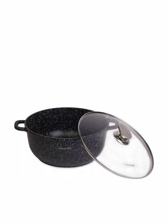 Kamille Tiefer Topf aus Gussaluminium 6.5Es / 28cm