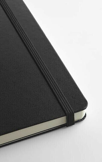 Moleskine Notebook Large 13x21 Σημειωματάριο Bullet Ριγέ με Σκληρό Εξώφυλλο και Λάστιχο Πράσινο