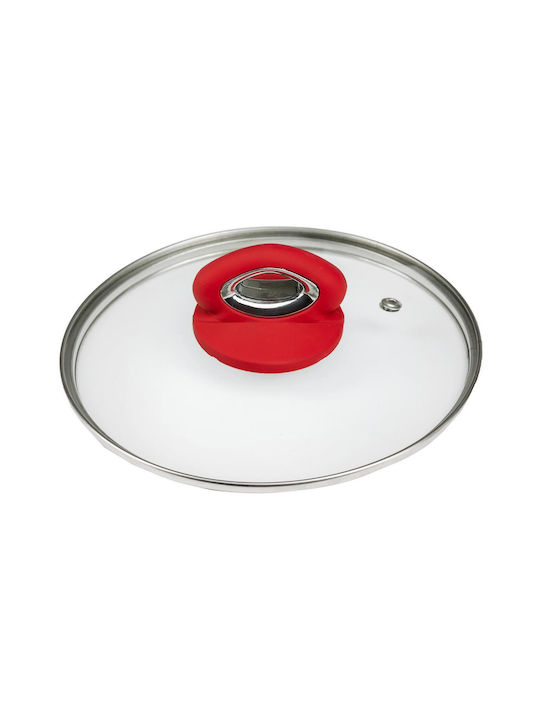 Capac oală ceramică Hausberg Hb-h714ab mânere din silicon 4 L 24x10.2 cm alb